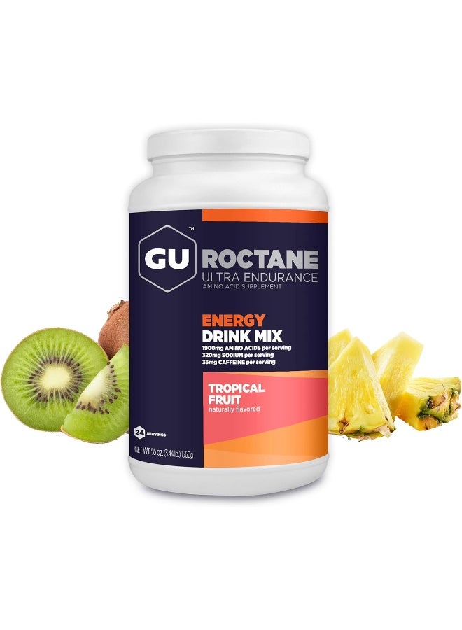 Gu Energy Roctane Ultra Endurance Energy Drink Mix, Tropical Fruit, 3.44-Pound Jar - Image 1
